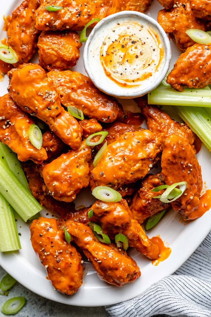 Buffalo Chicken Wings- 6 Pcs